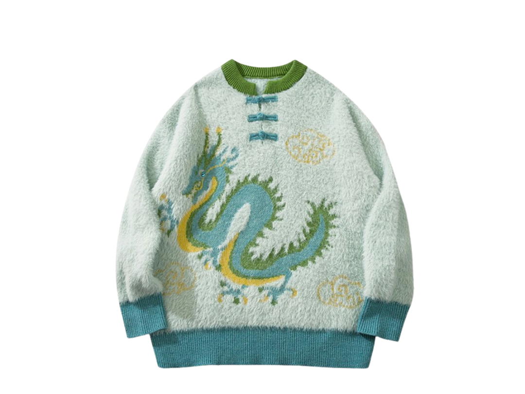 Jeera 168 Jeera 168 Green Dragon Style Sweater