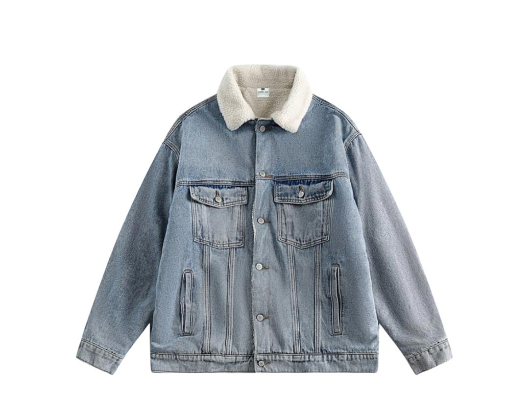 Jeera 168 Jeera 168 Lamb Wool Denim Jacket