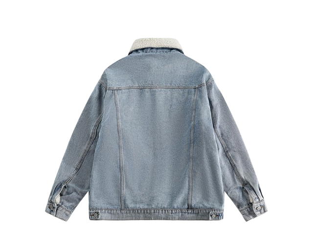 Jeera 168 Jeera 168 Lamb Wool Denim Jacket - view 2