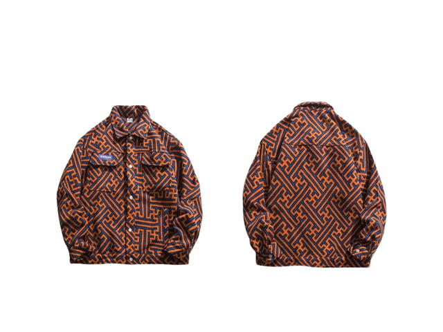 Jeera 168 Jeera 168 Orange Division Maze Jacket - view 3