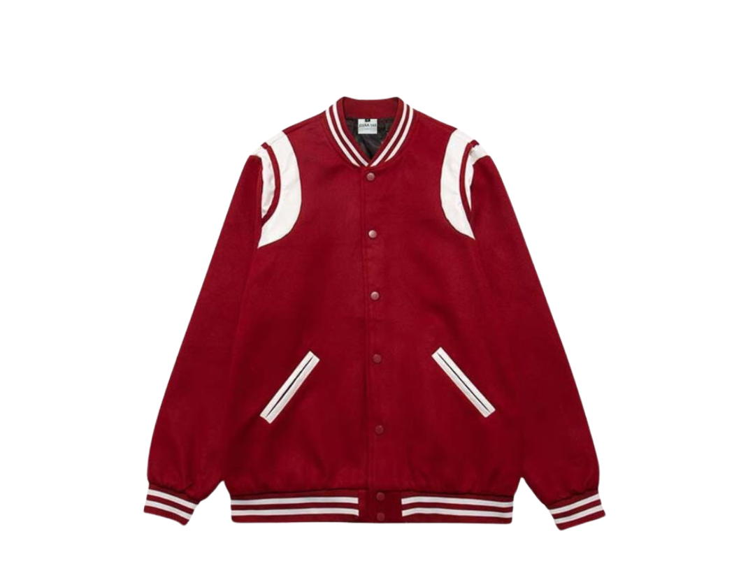 Jeera 168 Jeera 168 Red American Baseball Jacket