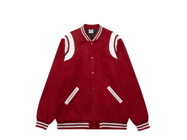 Jeera 168 Jeera 168 Red American Baseball Jacket - view 1