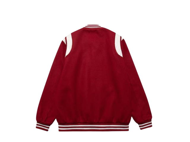 Jeera 168 Jeera 168 Red American Baseball Jacket - view 2
