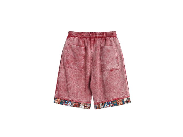 Jeera 168 Jeera 168 Red Bohemian Denim Short Pants - view 2
