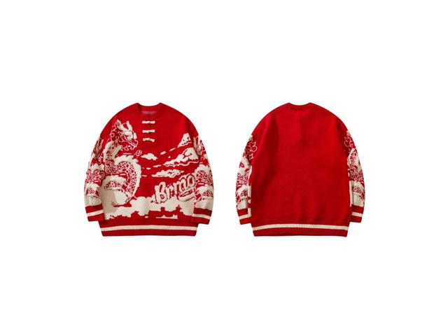 Jeera 168 Jeera 168 Red Sky Dragon Sweater - view 3