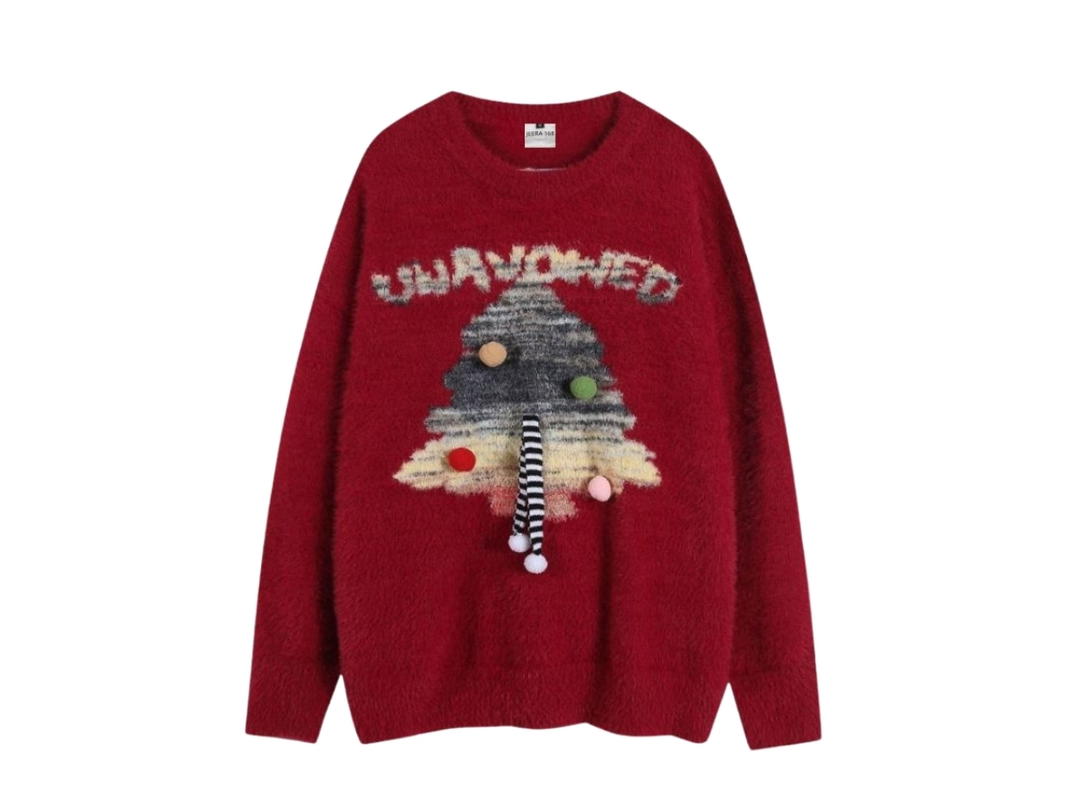 Jeera 168 Jeera 168 Red UNAVOWED Scarf Sweater