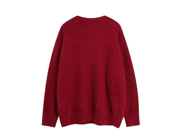 Jeera 168 Jeera 168 Red UNAVOWED Scarf Sweater - view 2
