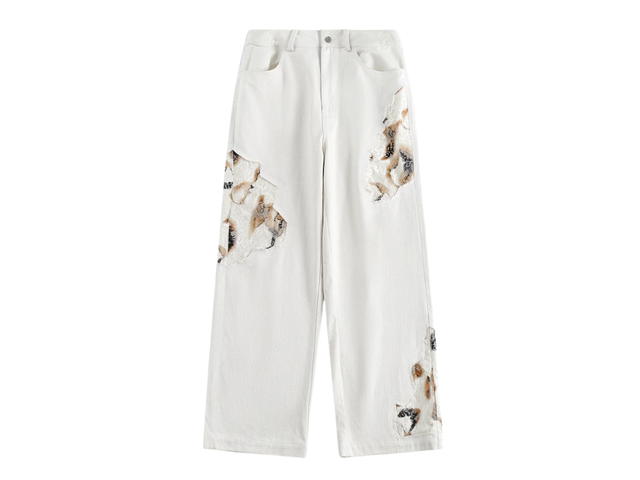 Jeera 168 Jeera 168 White Burnt Long Pants - view 1