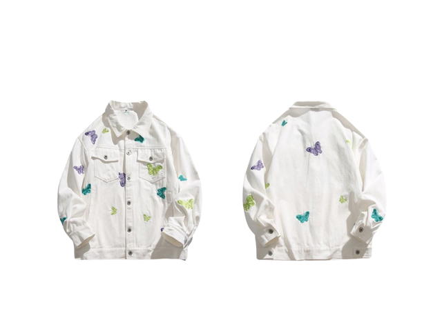 Jeera 168 Jeera 168 White Butterfly Jacket - view 3