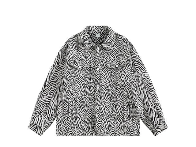 Jeera 168 Jeera 168 Zebra Retro Denim Jacket - view 1