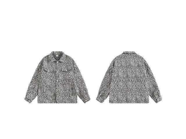 Jeera 168 Jeera 168 Zebra Retro Denim Jacket - view 3