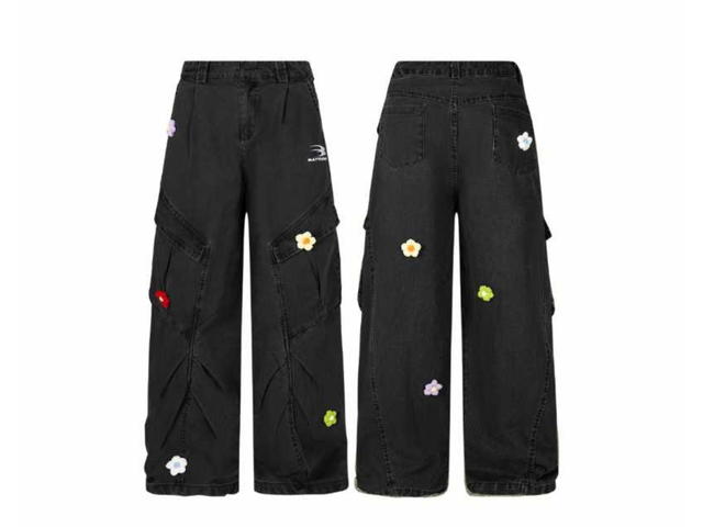 Jeera 168 (พร้อมส่ง) Jeera 168 Double pocket cargo pants - Black - view 1