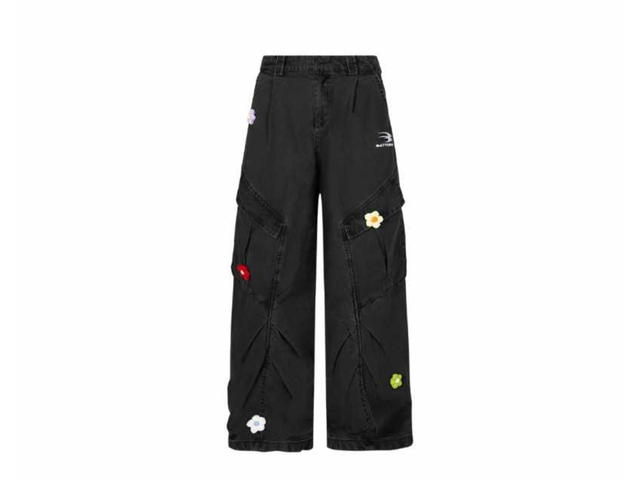 Jeera 168 (พร้อมส่ง) Jeera 168 Double pocket cargo pants - Black - view 2