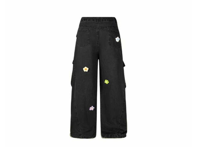 Jeera 168 (พร้อมส่ง) Jeera 168 Double pocket cargo pants - Black - view 3