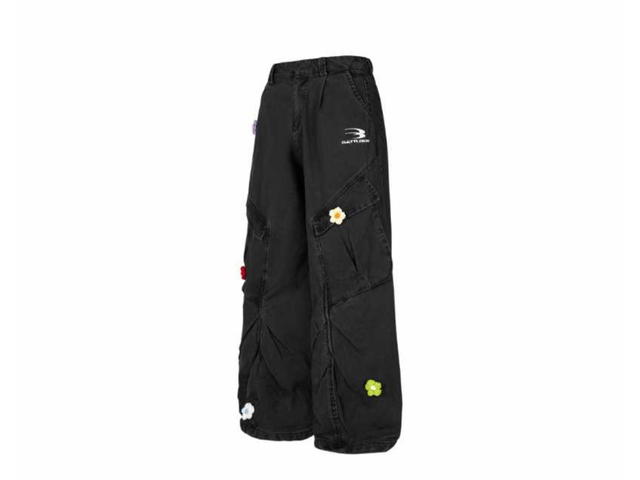 Jeera 168 (พร้อมส่ง) Jeera 168 Double pocket cargo pants - Black - view 4