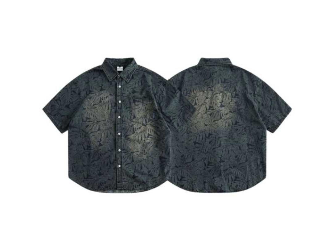 Jeera 168 (พร้อมส่ง) Jeera 168 Leaf Short Sleeve Shirt