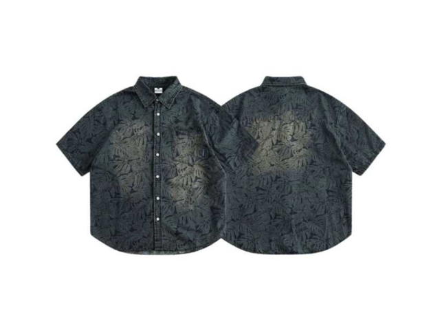 Jeera 168 (พร้อมส่ง) Jeera 168 Leaf Short Sleeve Shirt - view 1