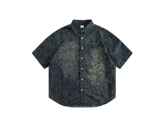 Jeera 168 (พร้อมส่ง) Jeera 168 Leaf Short Sleeve Shirt - view 2