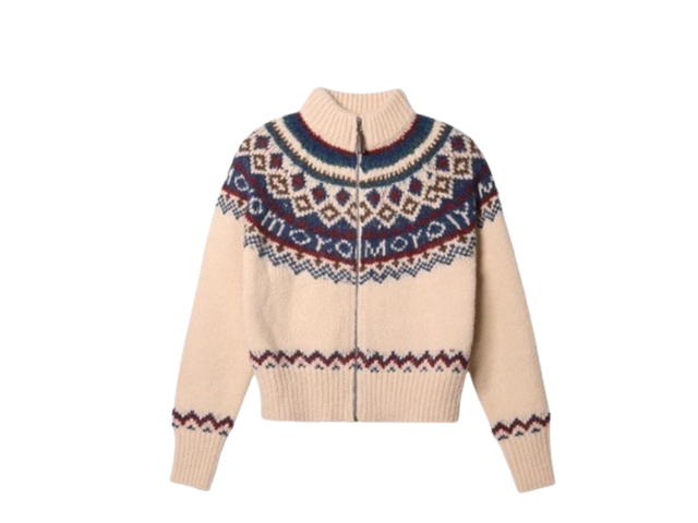 Jeera 168 (พร้อมส่ง) Jeera 168 Tribal Silk Shirt - Apricot - view 1