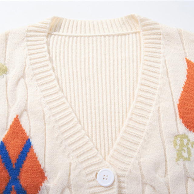 Jeera 168 (พร้อมส่ง) Jeera 168 White Colorful striped cardigan - view 5