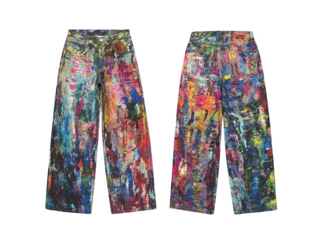 Jeera 168 (พร้อมส่ง) Jeera168 Art color Long Pants  - view 1
