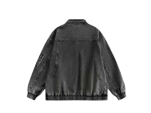 Jeera 168 (พร้อมส่ง) Jeera168 Black Smog Denim Jacket  - view 3