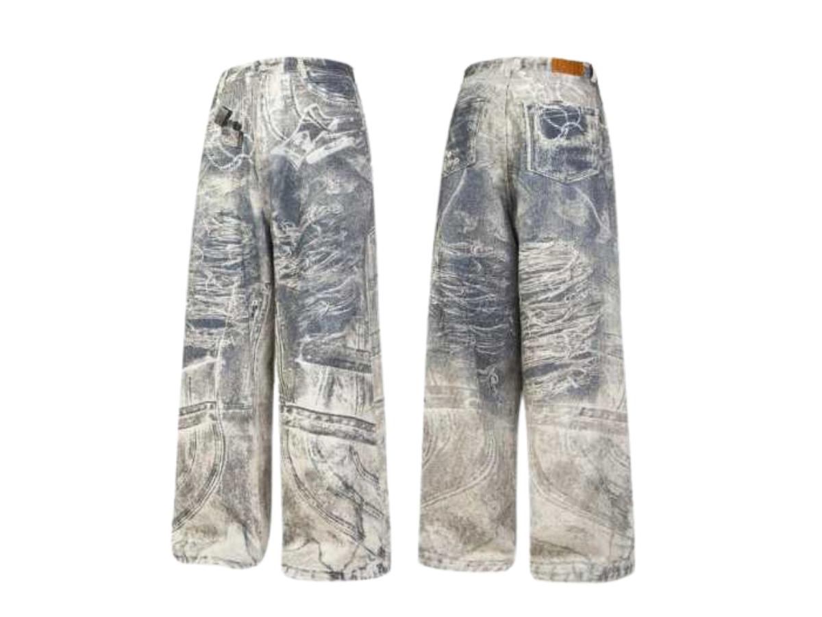 Jeera 168 (พร้อมส่ง) Jeera168 Blue Jeans Wasteland Long Pants