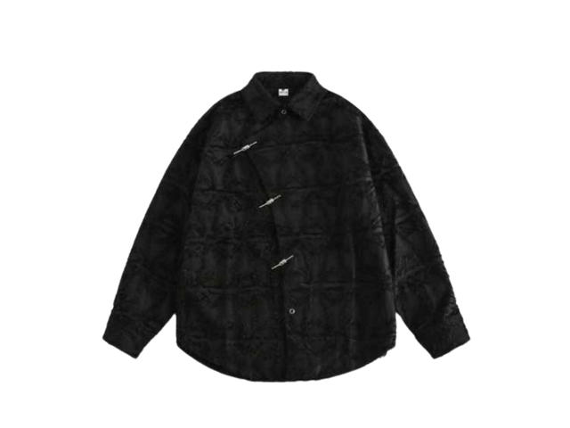 Jeera 168 (พร้อมส่ง) Jeera168 Clasper Oblique Shirt - view 2