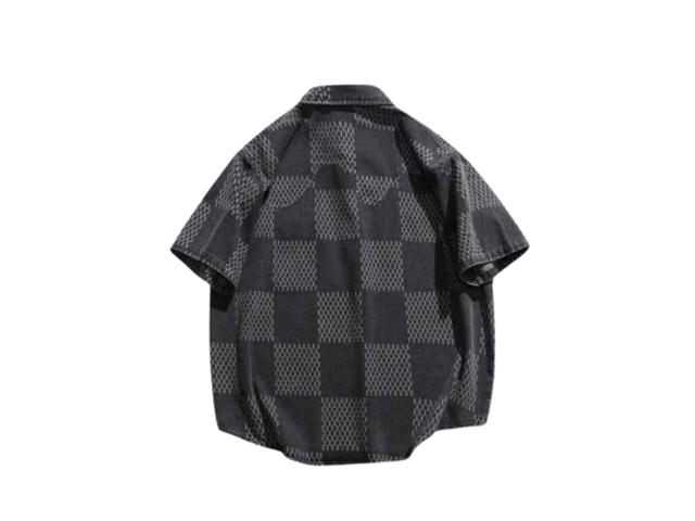 Jeera 168 (พร้อมส่ง) Jeera168 Double Scott Short Sleeve Shirt - Black - view 3
