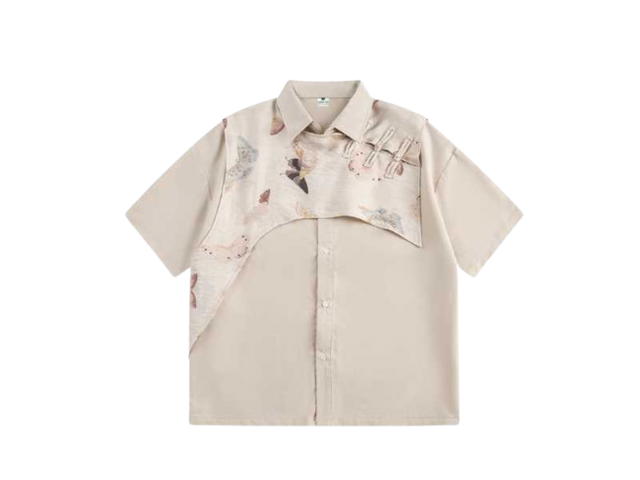 Jeera 168 (พร้อมส่ง) Jeera168 Embroidery Art short sleeve shirt - view 2