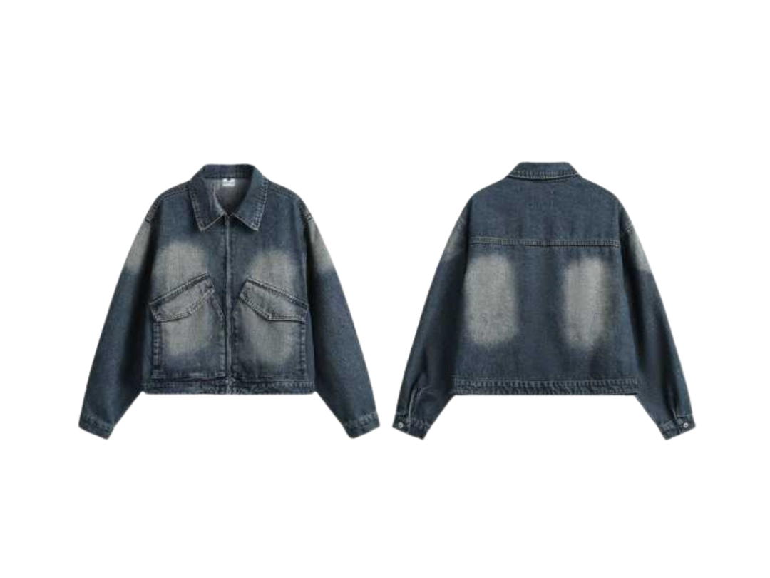 Jeera 168 (พร้อมส่ง) Jeera168 Faded Jeans color Jacket 