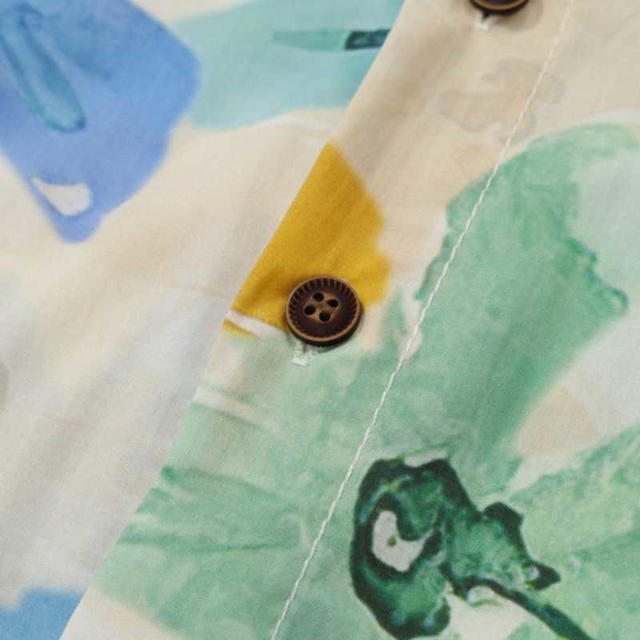 Jeera 168 (พร้อมส่ง) Jeera168 Frangipani Flower Hawaiian Shirt - Blue - view 6