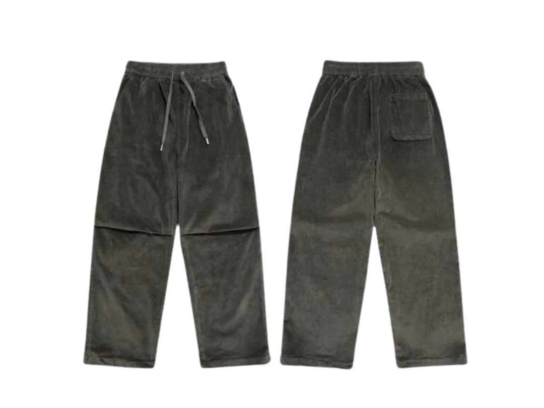 Jeera 168 (พร้อมส่ง) Jeera168 Genderless Corduroy Long pants- Dark Green