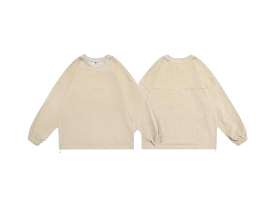 Jeera 168 (พร้อมส่ง) Jeera168 Genderless Corduroy Sweater- Cream