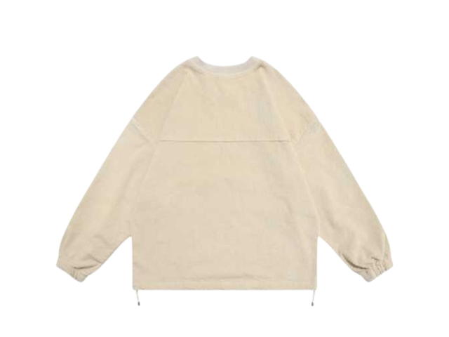 Jeera 168 (พร้อมส่ง) Jeera168 Genderless Corduroy Sweater- Cream - view 3