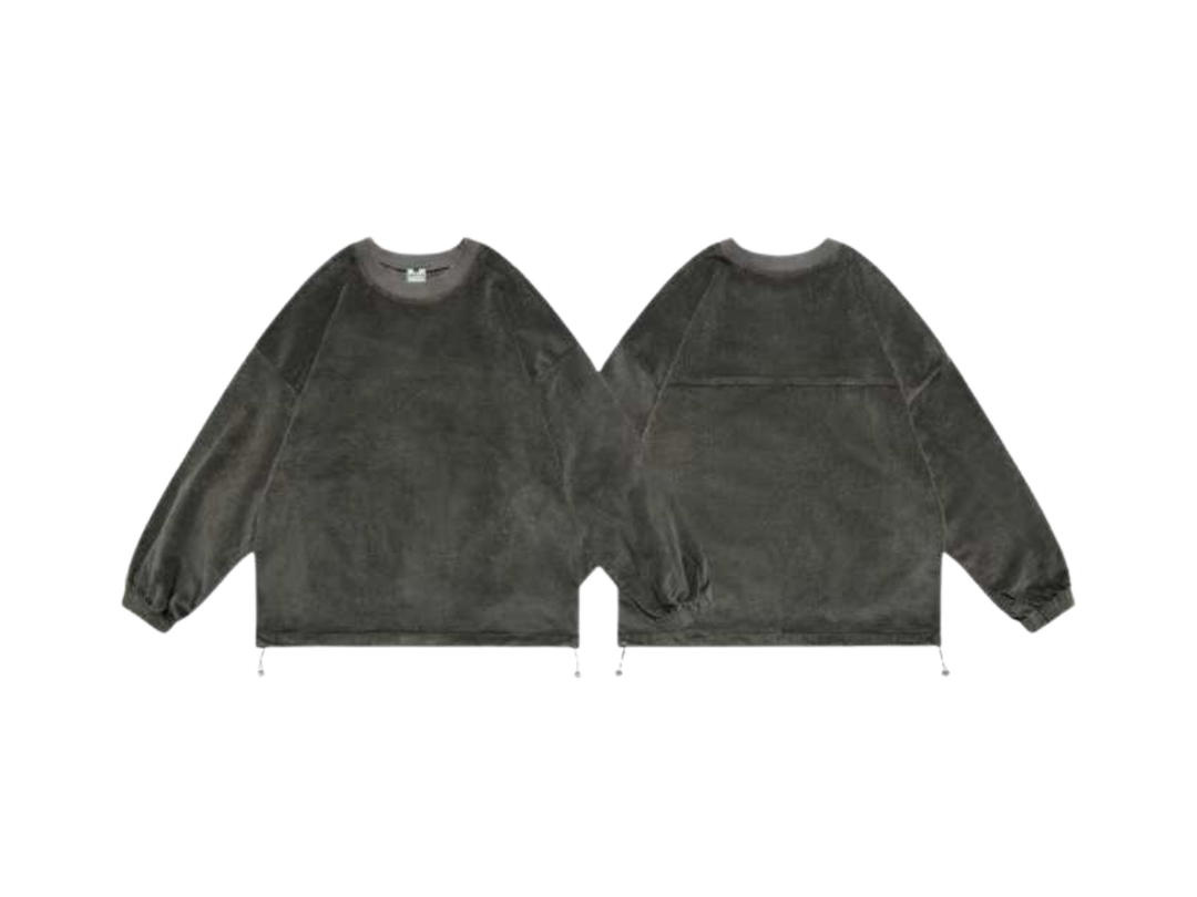 Jeera 168 (พร้อมส่ง) Jeera168 Genderless Corduroy Sweater- Dark Green