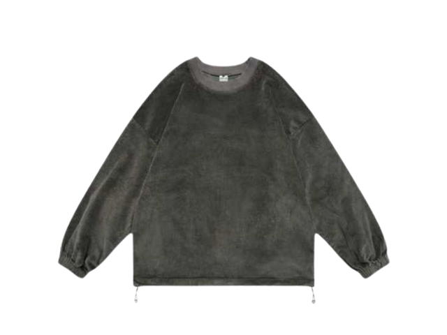 Jeera 168 (พร้อมส่ง) Jeera168 Genderless Corduroy Sweater- Dark Green - view 2
