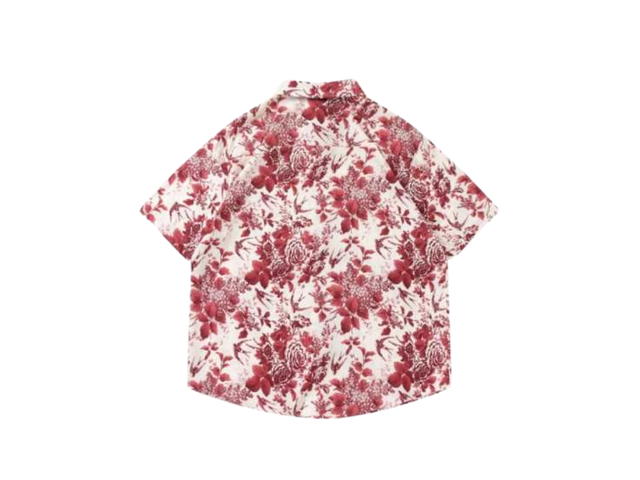 Jeera 168 (พร้อมส่ง) Jeera168 Red Rose Hawaiian Shirt - view 3