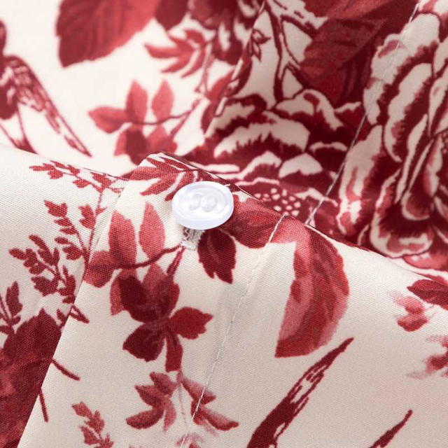 Jeera 168 (พร้อมส่ง) Jeera168 Red Rose Hawaiian Shirt - view 5