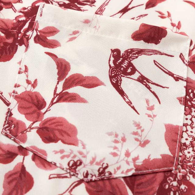 Jeera 168 (พร้อมส่ง) Jeera168 Red Rose Hawaiian Shirt - view 6