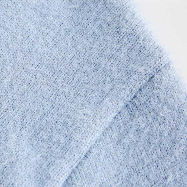 Jeera 168 (พร้อมส่ง) Jeera168 Westie tied Bow Sweater - Blue - view 6