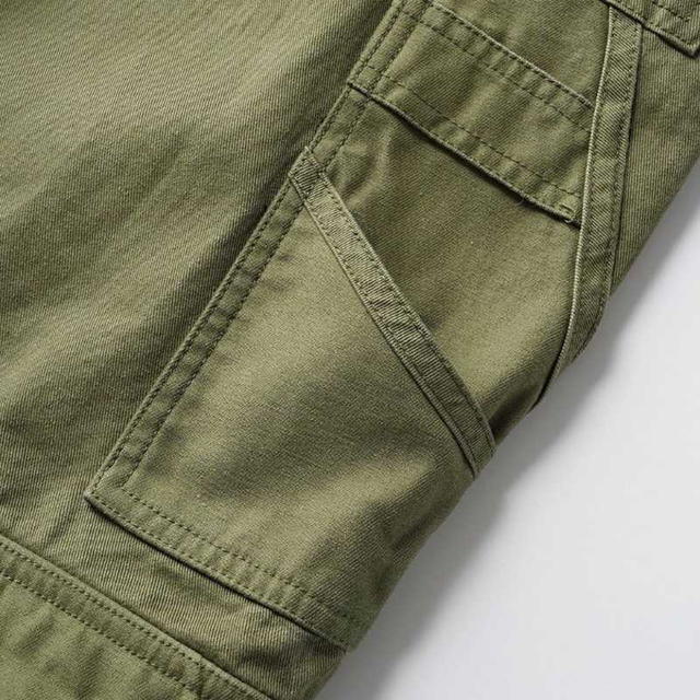 Jeera 168 (พร้อมส่ง) Vintage cargo leg rope Long pants - Green - view 5