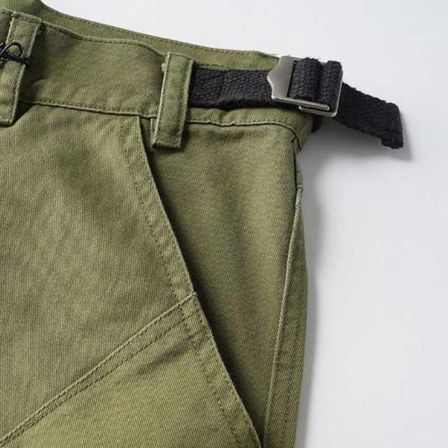 Jeera 168 (พร้อมส่ง) Vintage cargo leg rope Long pants - Green - view 6