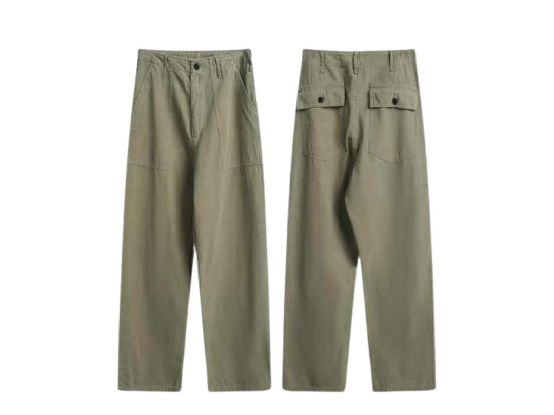 Jeera 168 พร้อมส่ง) Jeera168 Ground color Long Pants - Green