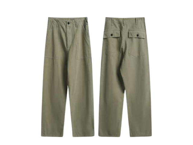 Jeera 168 พร้อมส่ง) Jeera168 Ground color Long Pants - Green - view 1