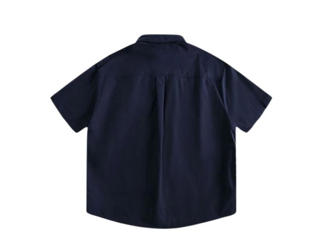 Jeera 168 Jeera 168  Blue Compass pendant Short Sleeve Shirt - view 3