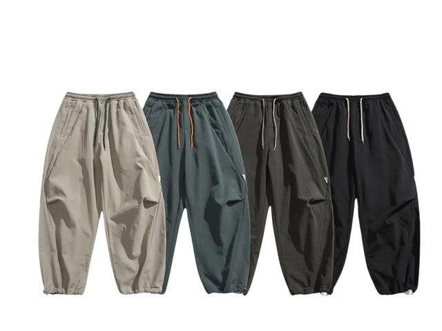 Jeera 168 Jeera 168 Army Green Retro Herringbone Long Pants (พรีออเดอร์) - view 4