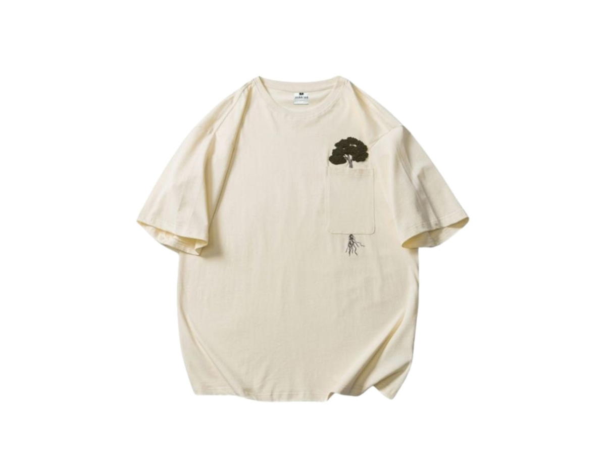 Jeera 168 Jeera 168 Beige Wood T-Shirt