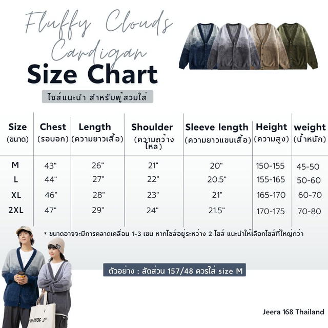 Jeera 168 Jeera 168 Blue Fluffy Clouds Cardigan - view 5