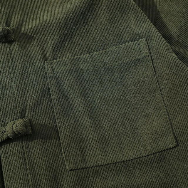 Jeera 168 Jeera 168 Dark Green Chinese Button Shirt - view 7